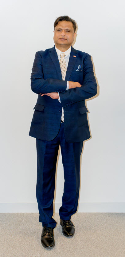 Campaign photograph supplied by Ritesh Tandon’s campaign